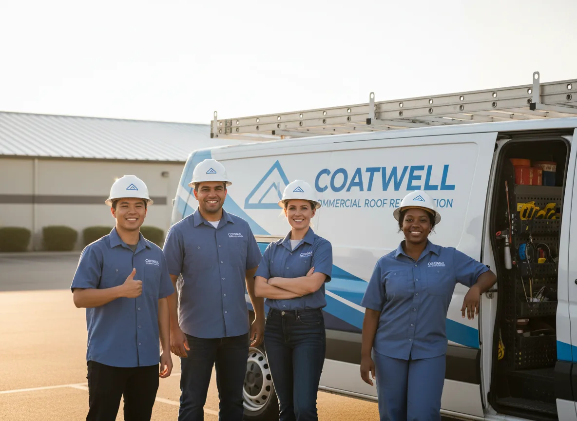 Commercial roof coating company in Franklin, MA